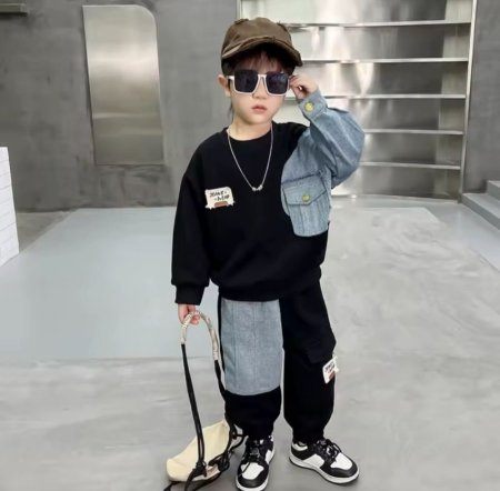 طقم جينز بناتي