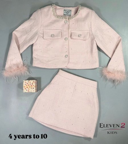 طقم تنورة زهر